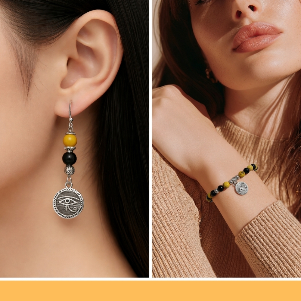 Release Fear And Be Confident With This Eye of Horus Jewelry Set